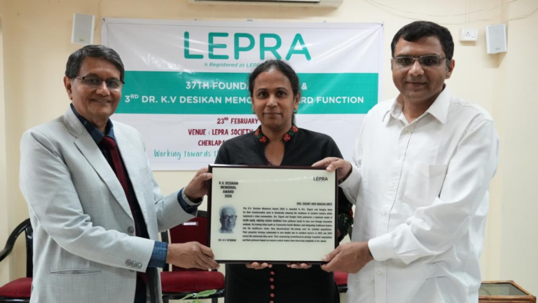 Couple get prestigious award for work on cerebral malaria in Gadchiroli