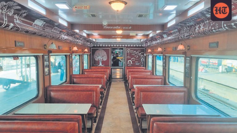 Deccan Queen dining coach gets ‘Warli art’ makeover
