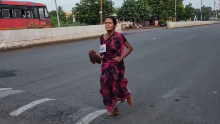 Mother runs barefoot in saree to keep daughter’s civil services dream alive