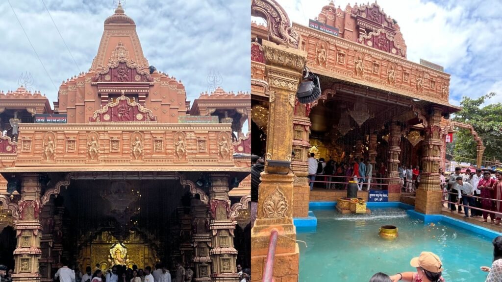 from-shikara-to-pillars,-ganesh-mandal-recreates-somnath-temple-in-pune